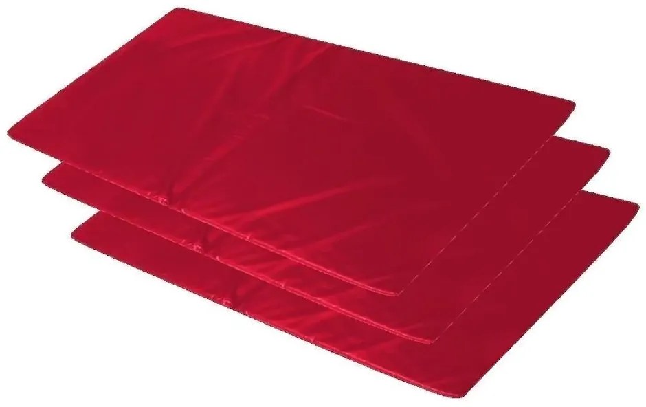 Kit 3 Colchonetes Academia, Espuma D33 Impermeável 90 X 42 (Azul)