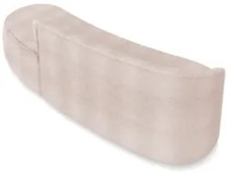 Sofá 4 Lugares Para Sala 220cm Orgânico Wendi Boucle Rose I01  - Mpoze