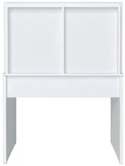 Escrivaninha com Painel 1 Nicho 1 Prateleira Mobile First Branco Arta
