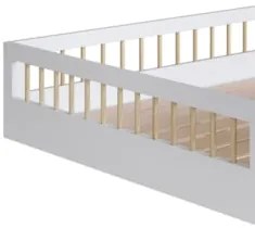 Cama Montessoriana Infantil 140cm Lumiar C06 Branco - Mpozenato