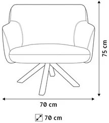 Kit 2 Poltronas Decorativas Giratórias Base Giromad Madeira Jade C-26