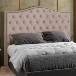 Cabeceira Cama Box Casal 140cm Siena Z37 Linho Areia - Mpozenato