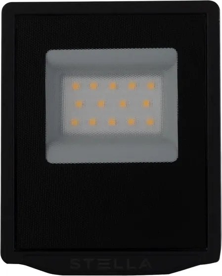 Projetor Led Alumínio Preto 10w 3000k 120° Ip66 Evo