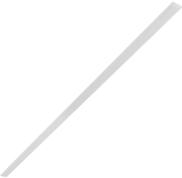 Perfil De Embutir Aluminio Para Fita Led 1M Stick Flat M - BRANCO