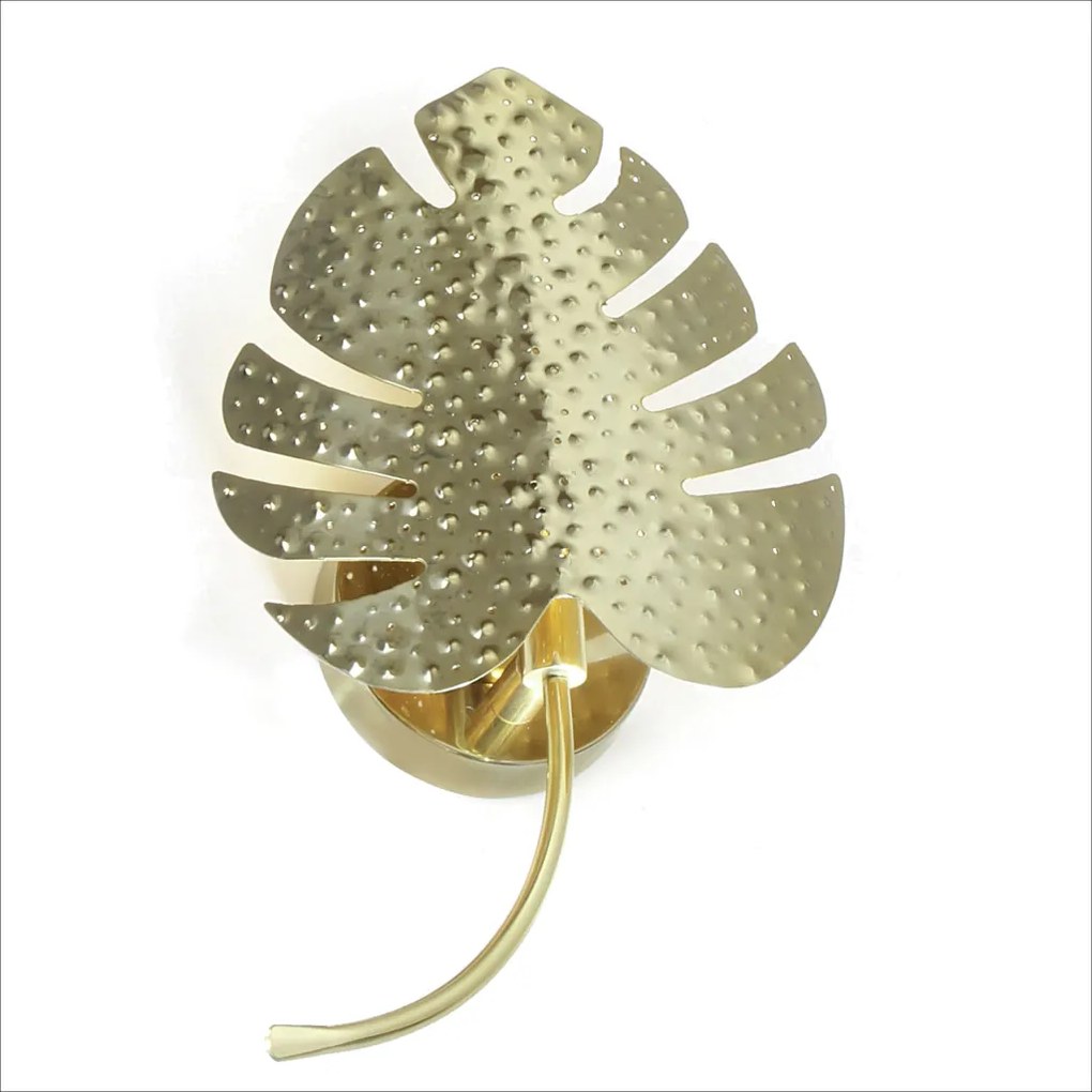 Arandela Flowers 29X16,5X6,5Cm Metal Alumínio 01Xg9 - Old Artisan Ar-5... (CORRUGADO, ONIX)