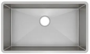 Cuba Mekal Reta LR70 em Aço Inox Escovado 70x40x23 cm com Válvula