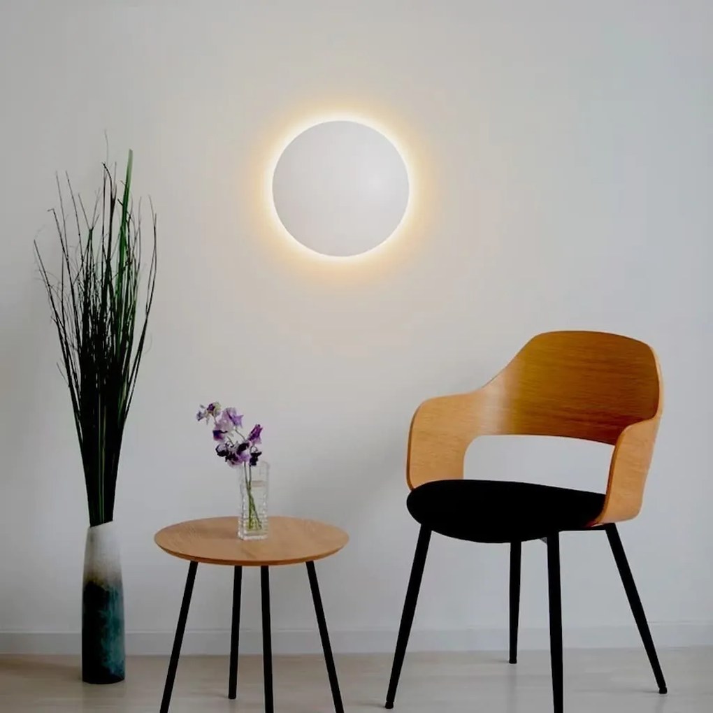 Arandela Eclipse Curvo 2Xg9 Ø19X7Cm | Usina 239/20 (BT - Branco Texturizado)