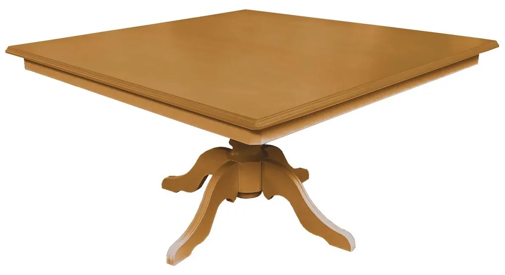 Mesa de Jantar Clássica Quadrada Altesse - 8 Lugares - 1,5m - Amarilo Provençal Kleiner