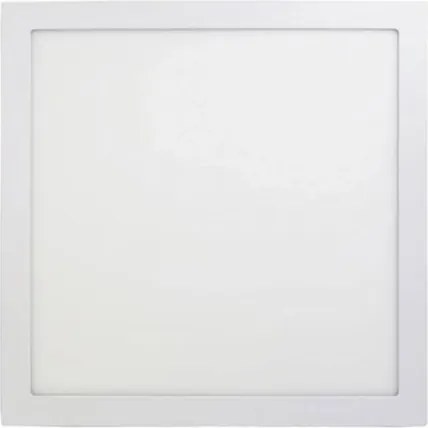 Plafon Led De Sobrepor Quadrado Branco 32W 3000K Panel