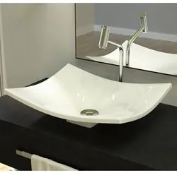 Cuba Pia de Apoio para Banheiro Retangular Folha Bari F44W C08 Branco