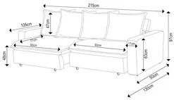 Sofá Retrátil Reclinável 3 Lugares 215cm Roma F05 Veludo Grafite - Mpo