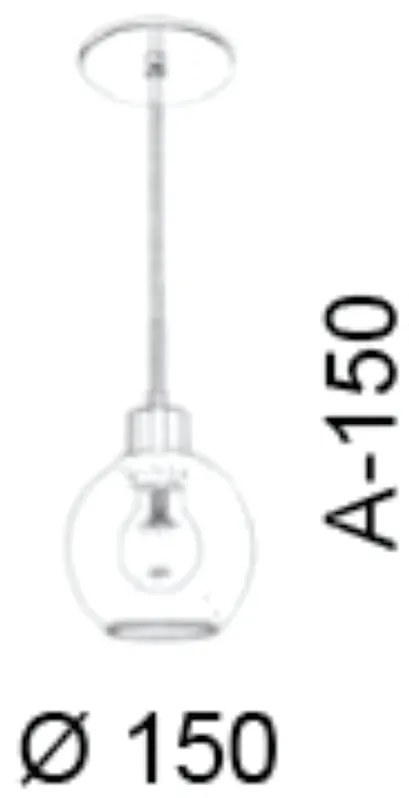 Globo De Vidro Aberto Ø15Cm - Old Artisan Vd5182 (CLEAR)