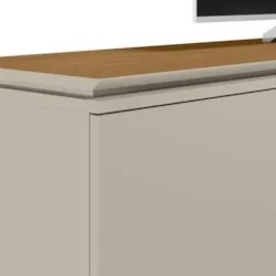 Rack Para Sala de TV 70 Polegadas 200cm Nice L06 Nature/Off - Mpozenat