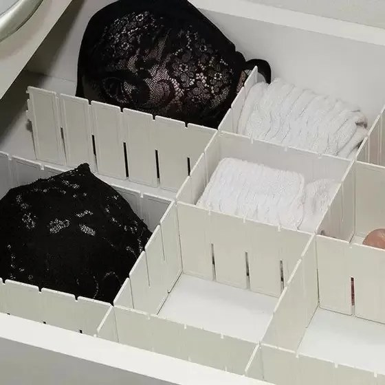 Organizador de Gavetas com 5 divisórias