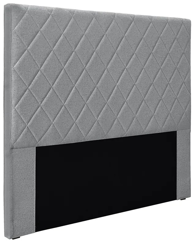 Cabeceira Cama Box Solteiro 90 cm Dubai Linho S04 - D'Rossi - Cinza