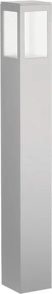 Balizador Aluminio E Vidro 50Cm Ip54 Garten - BRANCO