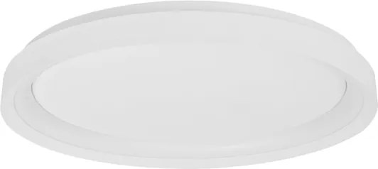 Plafon Led Sobrepor Metal Alumínio 36w 3000k Giro - BRANCO