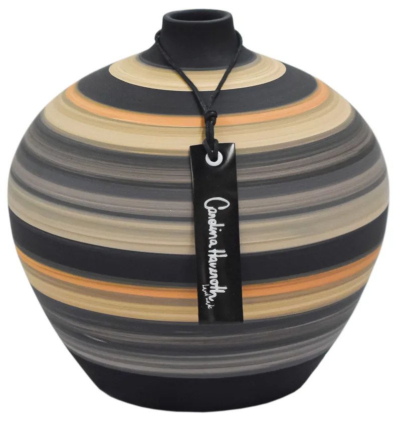 Vaso Mini Decorativo em Cerâmica Carolina Haveroth – Encontro das Águas Fosco