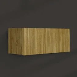 Armário de Cozinha Aéreo 80cm 1 Porta Minsk Z06 Freijó - Mpozenato