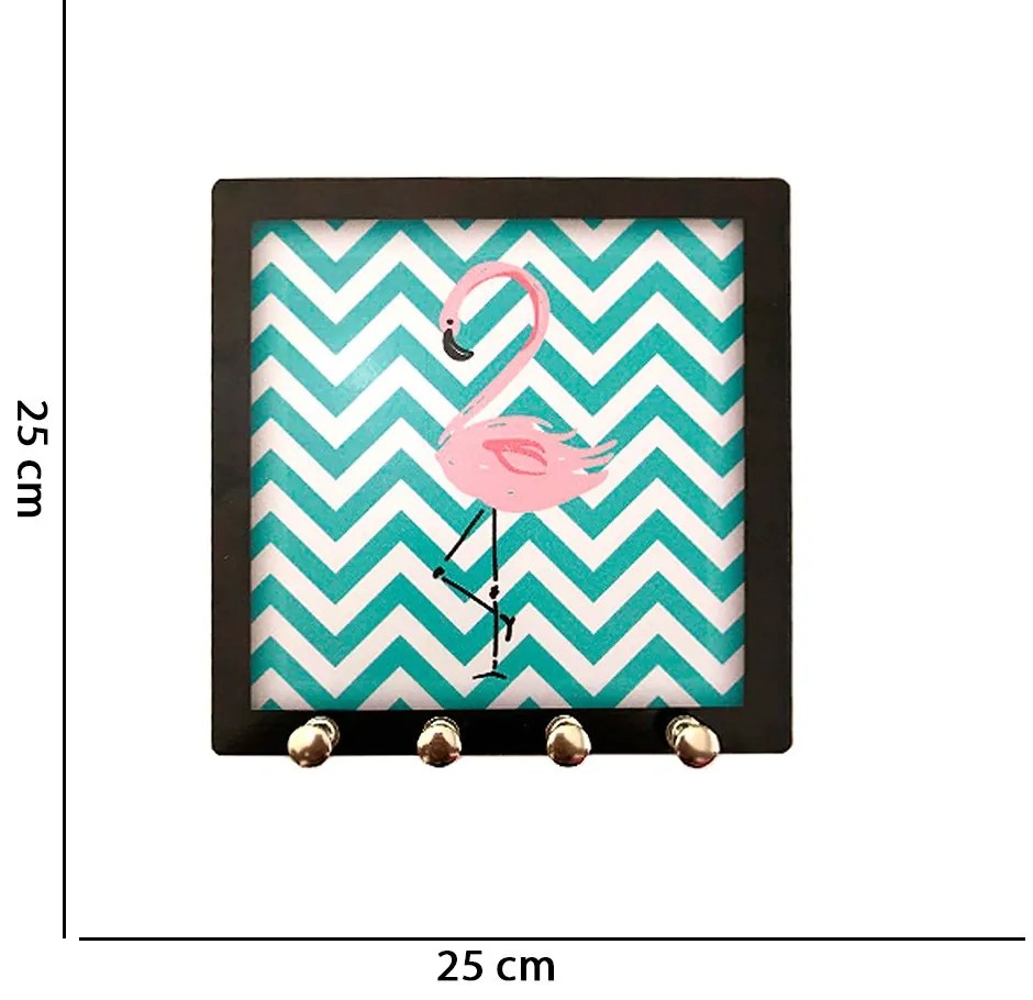 Porta Chaves Flamingo - D'Rossi