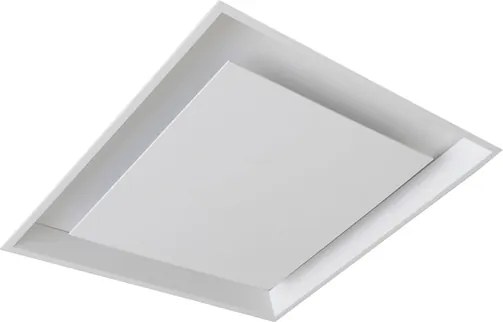 Plafon Led De Embutir Microborda Branco 16,8W 2700K Piazza