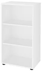 Estante Livreiro Clean 45cm com 2 Prateleiras Branco - Artany