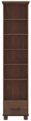Sapateira de Madeira 47cm 1 Porta Com Espelho Eduarda Café F07 - Mpoze