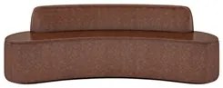 Sofá 5 Lugares para Sala de Estar Living 280cm Koane D06 Facto Conhaqu