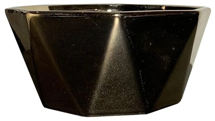 Vaso em Cerâmica Cobre 6,8cm - D'rossi
