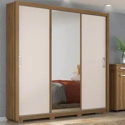 Guarda Roupa 3 Portas 2 Gavetas Com Pés Quadrado Residence D02 Amendol