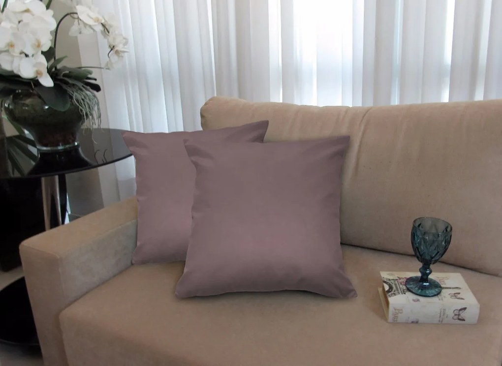 Almofada Decorativa 40x40 Tecido Suede Crepe