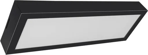 Plafon Led Sobrepor Preto 27W 3000K Valencia