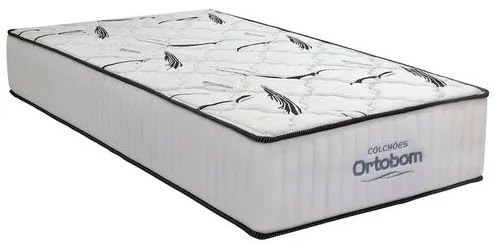 Colchao Highfoam Solteiro 78 cm Cinza e Branco - 69787 Sun House