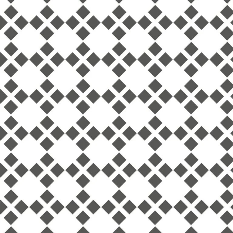 Adesivo geométrico quadrado cinza e branco