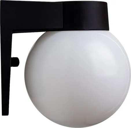 Arandela Aluminio Preto Ip54 Mond