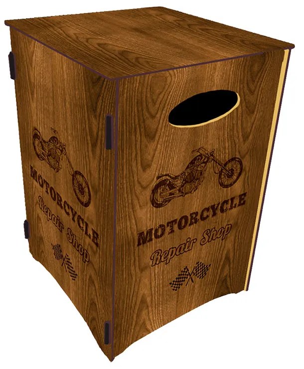 Caixa Organizadora Tema Moto 45 cm C03 - D'Rossi