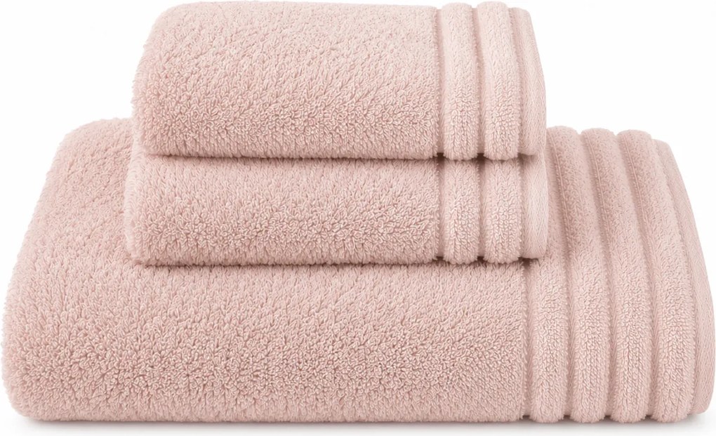 Jogo 1 Toalha de Banho + 2 Toalhas de Rosto Trussardi 100% Algodão Imperiale - Soft Rose  Soft Rose