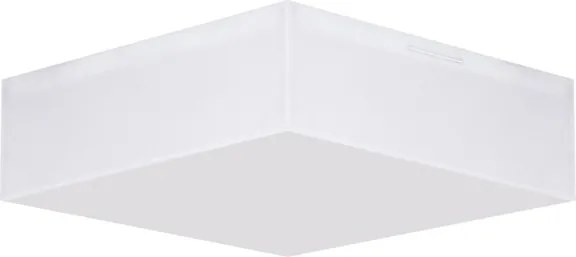 Plafon Sobrepor Alumínio Acrílico Branco 26cm Valencia