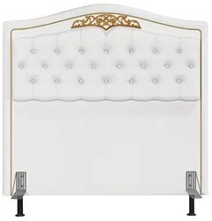 Cabeceira Cama Box Casal King 195cm com Tachas Imperial J02 Sintético