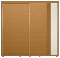 Guarda Roupa Casal 240cm 2 Portas Aline Flex A02 Off/Sálvia - Mpozenat
