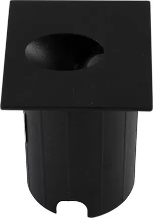 Balizador Led De Embutir Quadrado 2w 3000k Ip65 Beam - PRETO