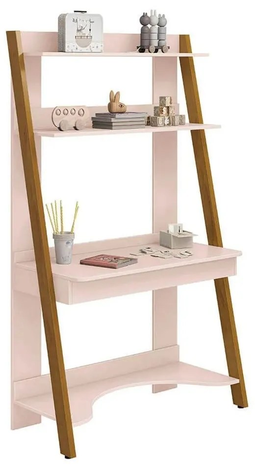 Escrivaninha com Estante Noah Nozes e Rosa Fosco – 95cm