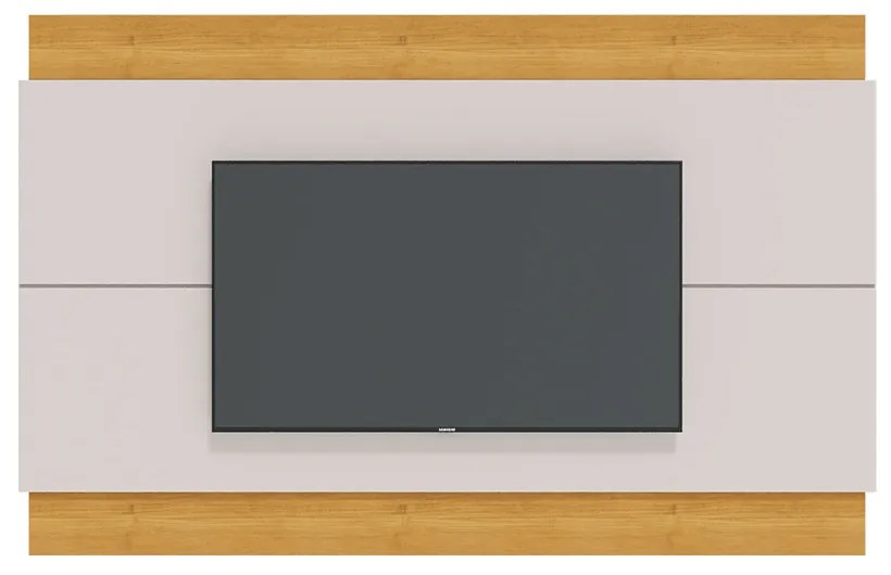 Painel Decorativo Sala de Estar 146cm Julien Off White/Nature G29 - Gran Belo