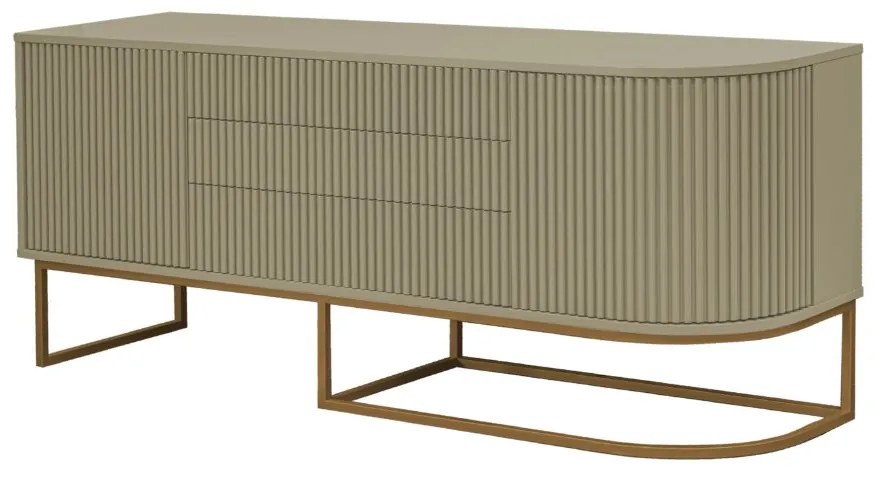 Aparador Miami - Arizona com Detalhes Dourado Soleil  Kleiner