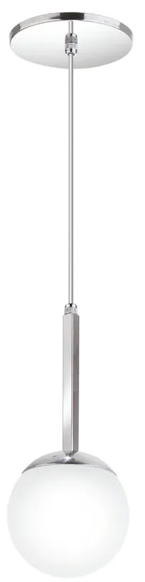 Pendente Globo Fosco Ø12X27Cm 1 X G9 Metal E Globo Ø12Cm |Old Artisan... (BRANCO)