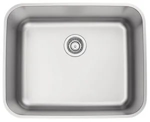 Cuba de Embutir Tramontina 50 x 40 cm Dora 50 BL em Aço Inox Acetinado com Válvula