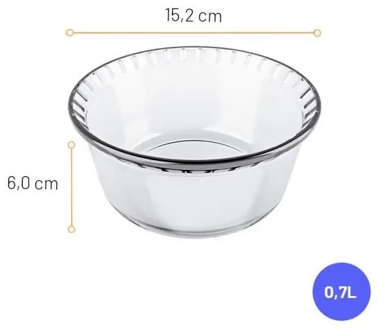 Forma para Suflê Marinex 700ml