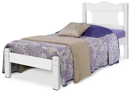 Cama De Casal Munique Branco - Gabrielli Móveis