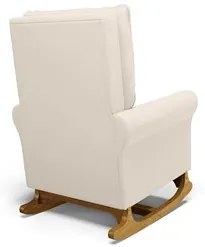 Kit 02 Poltronas de Amamentação Base Madeira Balanço Brenda G05 Veludo