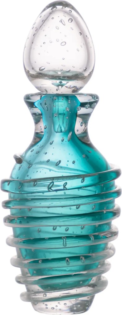 Vaso Murano Threads P - Aquamarine  Aquamarine